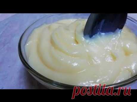 Заварной крем со вкусом сгущенки. Техника, советы. Как любой заварной крем делать на 5+