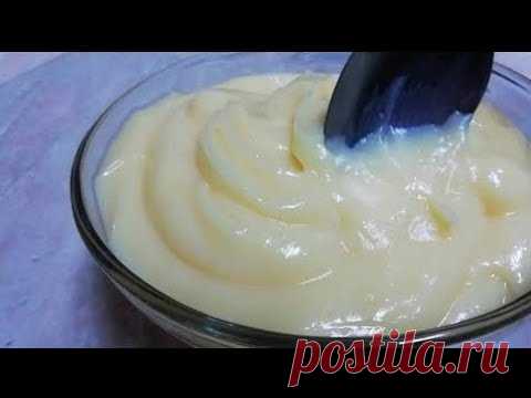 Заварной крем со вкусом сгущенки. Техника,  советы. Как любой заварной крем делать на 5+
