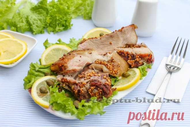 Рецепт свиной рульки – запеченная рулька в духовке | Кулинарные рецепты