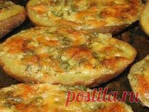 Вкусный чесночный картофель и котлеты к нему. Просто и быстро