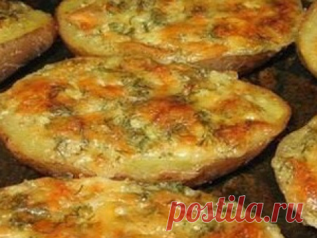 Вкусный чесночный картофель и котлеты к нему. Просто и быстро