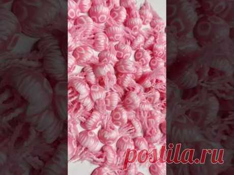 Розовые медузы #лепка #diy #cernit #творчество #polymerclay #handmade