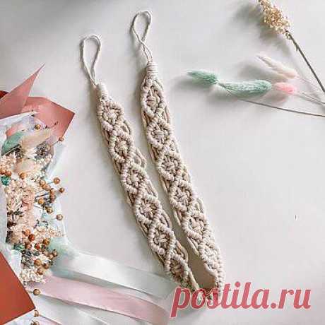 Шторы макраме