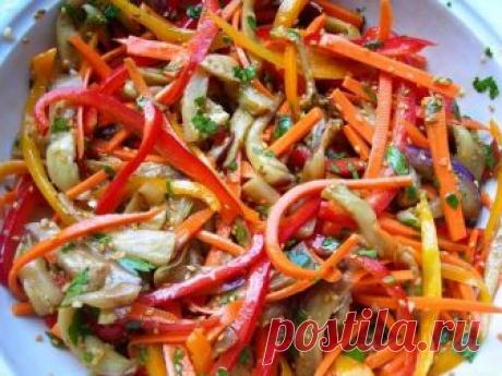 ТОП - 10 ОБАЛДЕННЫХ рецептов из БАКЛАЖАНОВ ! Ставь КЛАСС и делись с друзьями! :-) 1. САЛАТ ИЗ БАКЛАЖАНОВ 2.САЛАТ “Uncle Ben’s ” 3.БАКЛАЖАНЫ ПО-ХЕРСОНСКИ. 4. БАКЛАЖАНЫ ПО-КОРЕЙСКИ 5. ИКРА ИЗ БАКЛАЖАНОВ 6. БАКЛАЖАНЫ &quot;КАК ГРИБЫ&quot; 7. СИНИЕ ЛЮБИМЧИКИ 8.БАКЛАЖАНЫ ОГОНЕК 9. ХЕ ИЗ БАКЛАЖАНОВ (острая закуска) 10. МАНЖО (болгарский овощной салат)

 1. САЛАТ ИЗ БАКЛАЖАНОВ Баклажаны - 2.5 килограмм; Морковь большая - 1 штука; Горький красный перец - 2 штуки; Укроп измельченный - 100 гр...