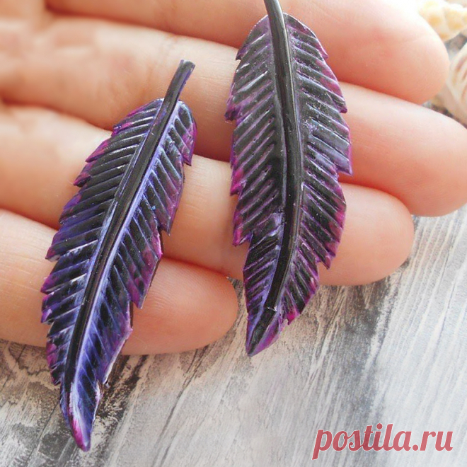 Из полимерной глины: перья своими руками. Мастер-классы | Креаликум