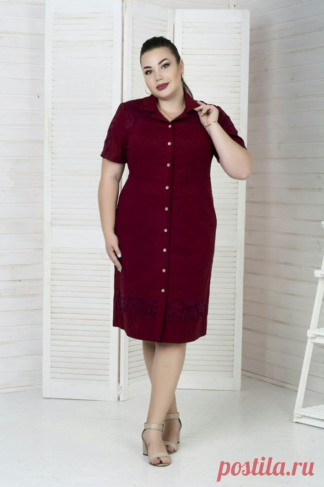 butik_miloraПлатье большого размера «Олеся» 
Размеры: с 48 по 82! 
Ткань: стрейч-лен (Лен - 40%, Хлопок - 56%, Эластан - 4%),отделка- кружево.

48,50,52,54,56,58 – 4620 рублей
Показать полностью…