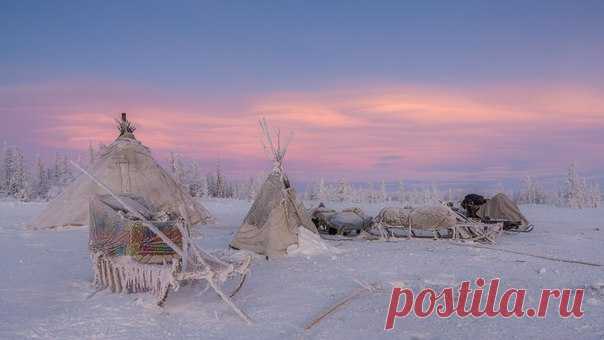«В сиянии северных облаков». Ямал. Автор фото – Екатерина Васягина: nat-geo.ru/photo/user/38484/