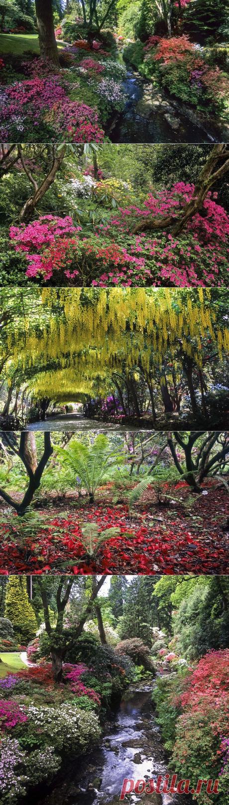 Сады Боднант, Конви, Уэльс, Великобритания.