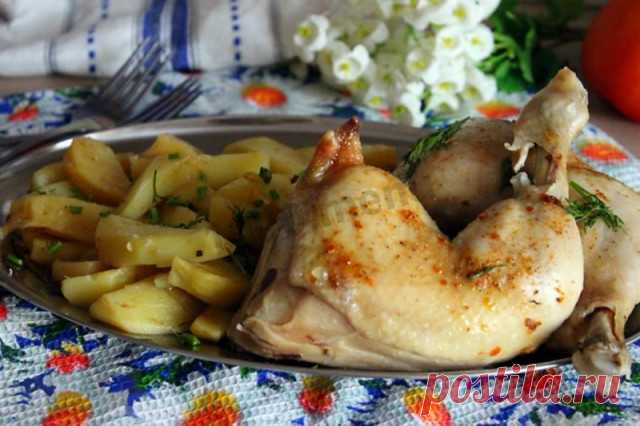 Курица с картошкой в микроволновке рецепт с фото - 1000.menu