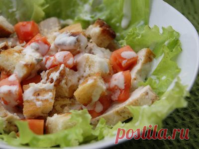 Салат Цезарь с курицей в домашних условиях: рецепт приготовления с фото