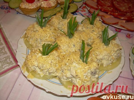Салат &quot;маленький ананас&quot; - Простые рецепты Овкусе.ру