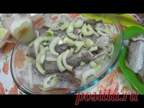 Минтай в духовке в заливке! Очень вкусно и просто! Pollock in the oven! Very tasty and simple!