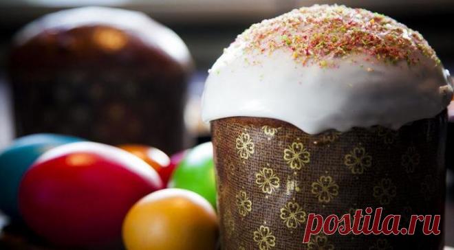 Кулич пасхальный с курагой и черносливом