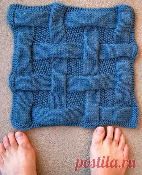 Коврики своими руками - лабиринт на спицах / Оригинальные коврики своими руками, кармашки, ящики для игрушек - для детей / Лунтики. Развиваем детей. Творчество и игрушки