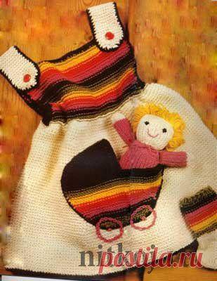 Платье и кукла » Ниткой - вязаные вещи для вашего дома, вязание крючком, вязание спицами, схемы вязания