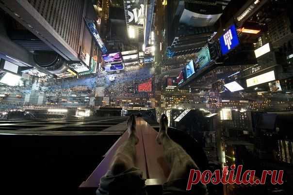 Times Square сверху, Нью-Йорк. - Prikoly.us