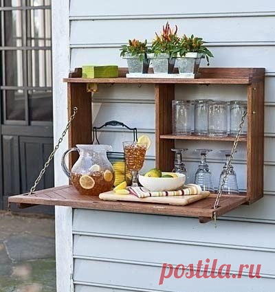 Шкаф и стол - два в одном. Для тех, кто ценит свободное пространство