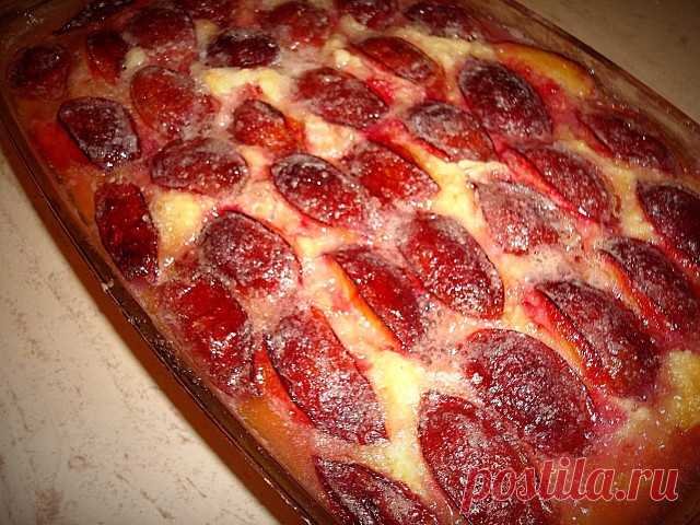 Сливовый пирог.
