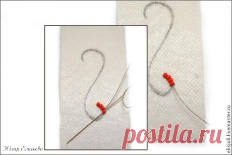 Мастер-класс по технике вышивки контура изделия из бисера