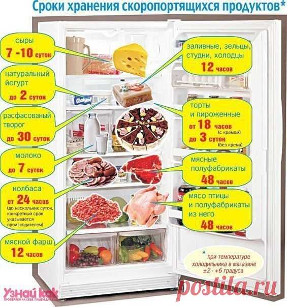 Узнай как. Полезные советы. Инструкции. | ВКонтакте
Сроки хранения продуктов
