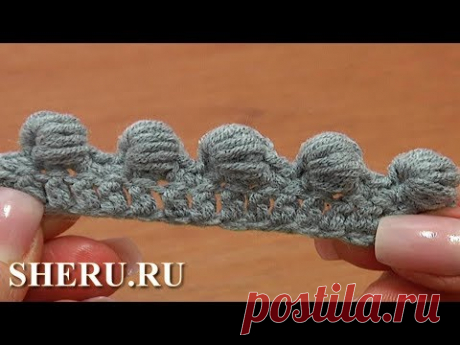 (1890) Красивая и простая обвязка. Вариант блок столбика Урок 40 часть 3 из 7 - YouTube