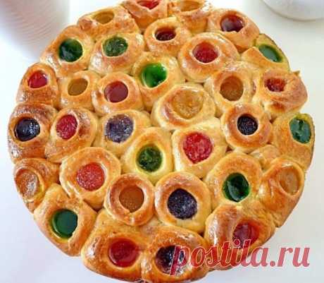 Пирог с мармеладом | Домашняя кухня
