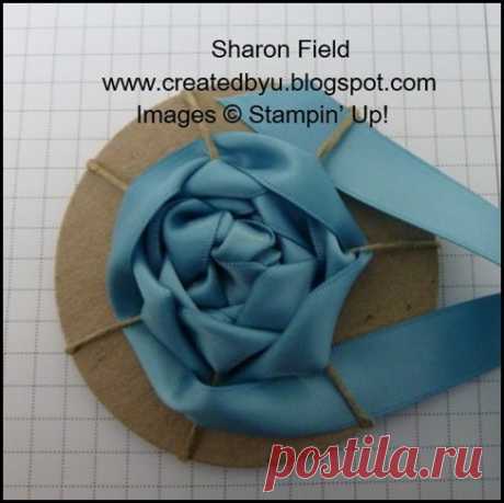 Created By You: Super Saturday Tutorial: Lovely Ribbon Rosettes