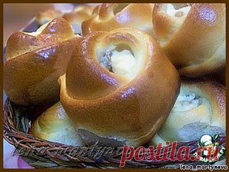 Ватрушки &quot;Розочки&quot; - кулинарный рецепт