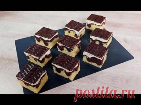 пирожное ДУНАЙСКИЕ ВОЛНЫ ! Классический немецкий рецепт  ПОДРОБНО! Очень ВКУСНО! DONAUWELLE Cake