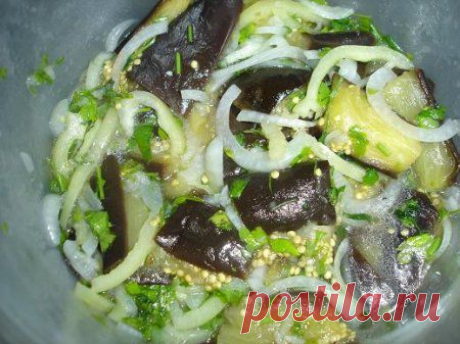 Баклажаны маринованные по-корейски