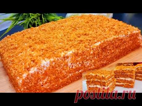 МЕДОВИК за 20 минут! 100% результат❗Готовлю уже 10лет! Идеальный рецепт БЕЗ раскатки КОРЖЕЙ!