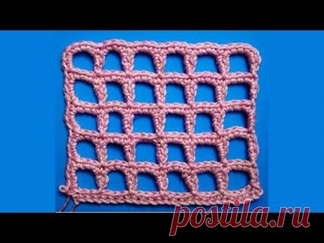 Сетка крючком. &quot;Плотная&quot; называется. Мастер-класс | razpetelka.ru