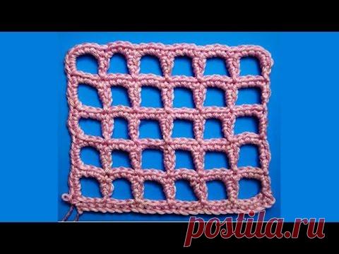 Сетка крючком. "Плотная" называется. Мастер-класс | razpetelka.ru