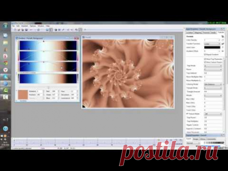 Создание фрактала в программе Ultra Fractal - YouTube