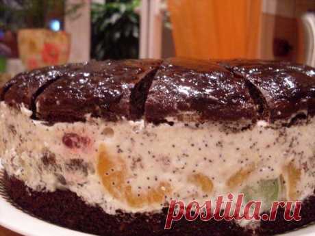 Торт &quot;Фруктовая ромашка&quot;