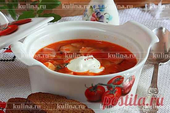 Солянка с курицей и охотничьими колбасками – рецепт приготовления с фото от Kulina.Ru