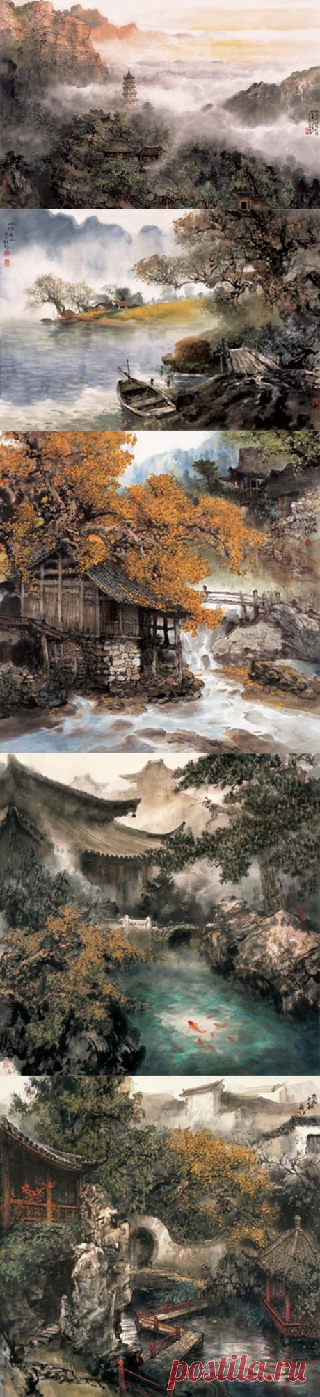 Китайская живопись - художник Zhao Wu Chao