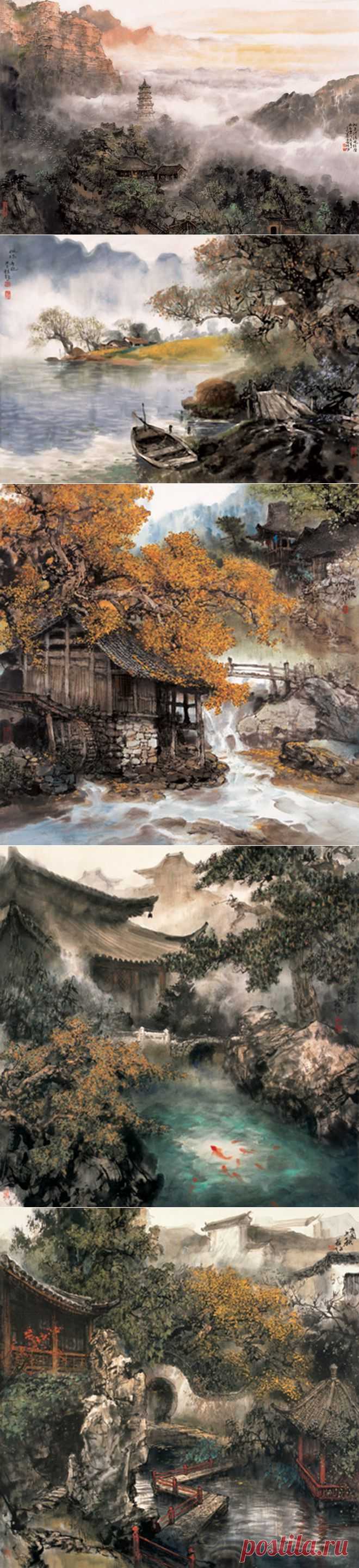 Немного - Китайская живопись - художник Zhao Wu Chao