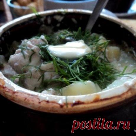 Жаркое в горшочке в духовке.