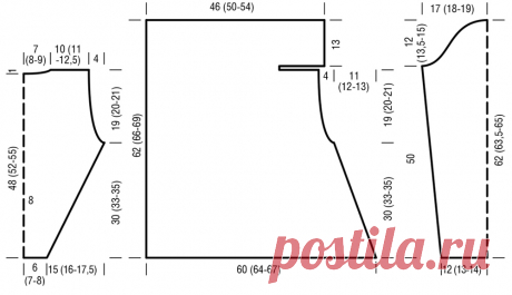 Кардиган с шалевым воротником спицами