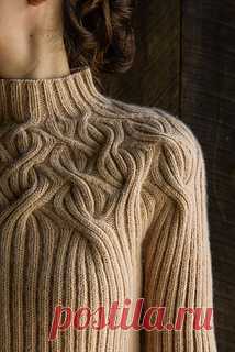 Botanical Yoke Pullover pattern by Purl Soho 
MATERIALS
