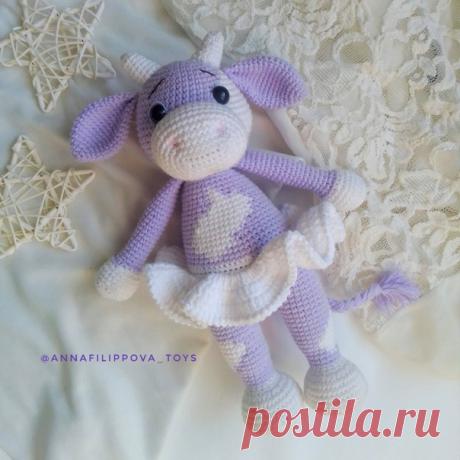 Мастер-класс "Коровка Милка"
Автор: Анна Филиппова
annafilippova_toys.Вязаные игрушки.МК.Амигуруми.