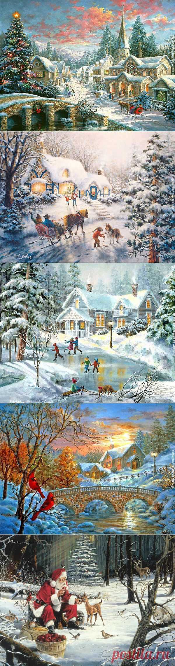 РОЖДЕСТВЕНСКАЯ СКАЗКА ОТ NICKY BOEHME.