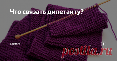 Что связать дилетанту? Вязание, пожалуй, как и любое другое дело, требует оттачивания навыков. Когда впервые берешь в руки крючок или спицы, важно "не обжечься", не ставить себе сверхзадачу, которую сложно воплотить в жизнь. Да, вполне вероятно, что как только вы познакомитесь с изнаночными и лицевыми петлями, столбиками с накидом и без, у вас возникнет желание связать что-то масштабное: кофточку, платье, жилет. И довол