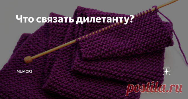 Что связать дилетанту? Вязание, пожалуй, как и любое другое дело, требует оттачивания навыков. Когда впервые берешь в руки крючок или спицы, важно 