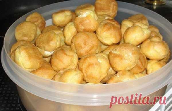 Профитроли — Домашняя кулинария