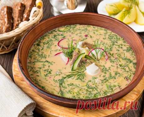 Окрошка с говядиной на квасе | Вкусный блог - рецепты под настроение