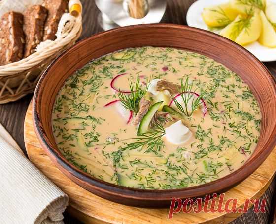 Окрошка с говядиной на квасе | Вкусный блог - рецепты под настроение