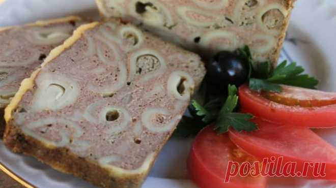 Нежный печеночный кекс - отличная закуска на стол