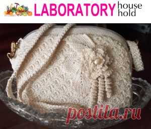 Bag knitted crochet pattern. Fancy bag knitted crochet pattern | Все о рукоделии: схемы, мастер классы, идеи на сайте labhousehold.com